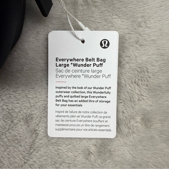 NWT Lululemon Wunder Puff Black Everywhere Belt Bag - Picture 2 of 8